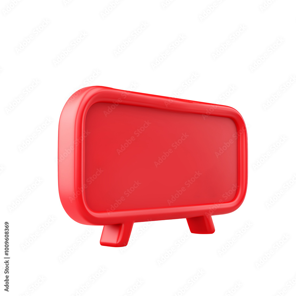 A vibrant red blank sign, ideal for advertising or informational purposes, isolated on transparent background. A vibrant red blank sign, ideal for advertising or informational purposes, isolated on transparent background.