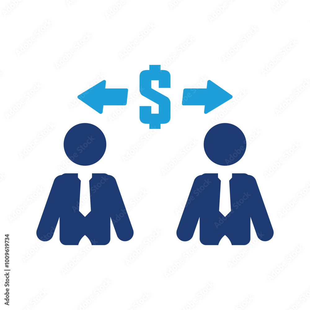 Business trade icon