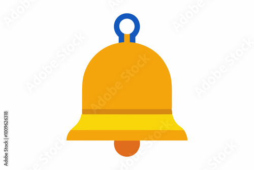 School Bell  creative  vector design on a white background