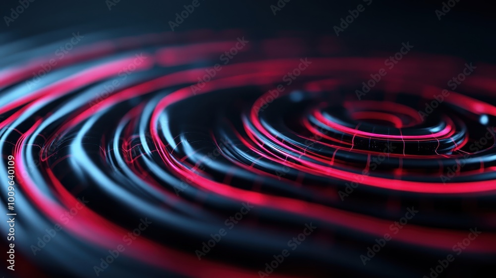 A digitally drawn image featuring a hypnotic spiral formed by intertwined red and black lines, evoking a sense of movement and depth that entrances viewers. A digitally drawn image featuring a hypnotic spiral formed by intertwined red and black lines, evoking a sense of movement and depth that entrances viewers.