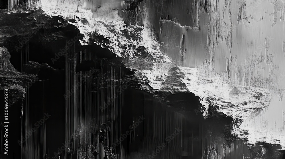 Fototapeta premium Abstract Digital Noise with Glitch Patterns