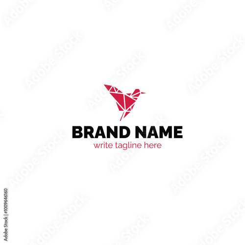 bird logo vector modern simple geometric sophisticated design concepts