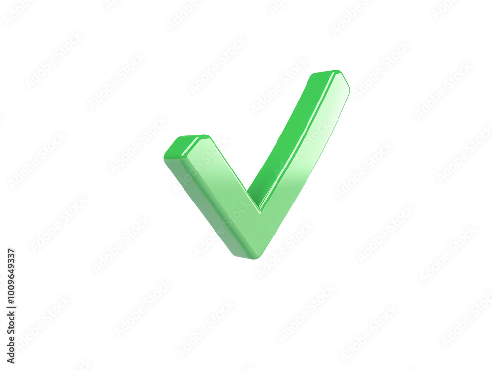 a green check mark on a white background a green check mark on a white background