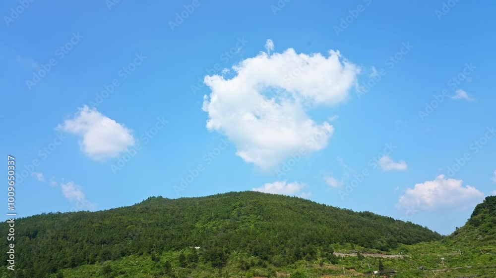 Nature Beautiful Sky White Clouds Floating 4k Time-lapse Nature Beautiful Sky White Clouds Floating 4k Time-lapse