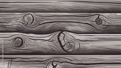 Close-up of weathered wooden planks with intricate grain patterns.