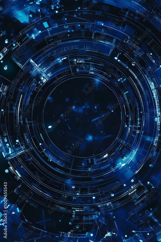 Fototapeta premium sci-fi inspired digital background