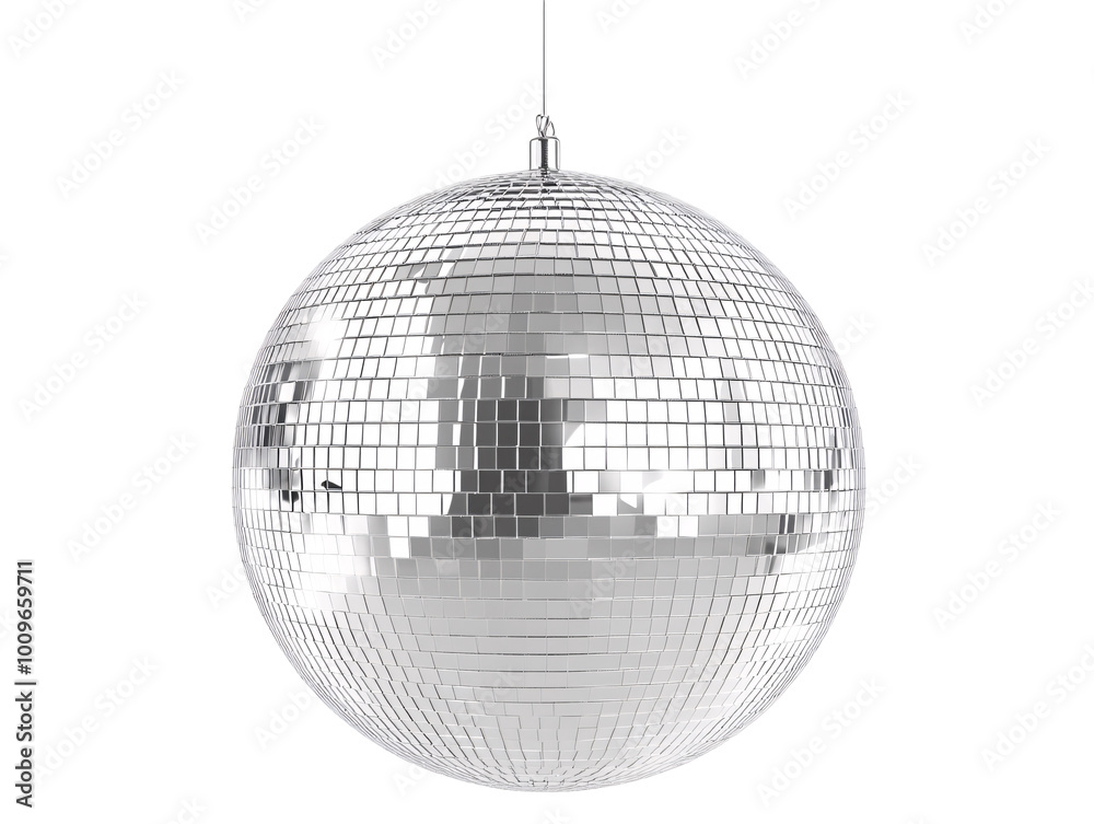 a silver disco ball with a white background a silver disco ball with a white background