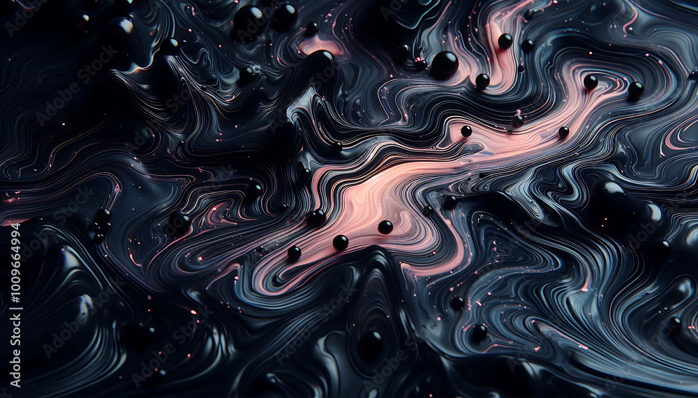 Obraz premium pink abstract liquid pattern background