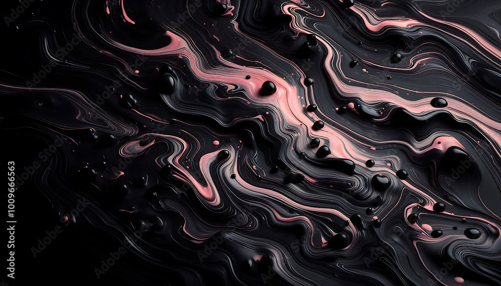 Obraz premium pink abstract liquid pattern background