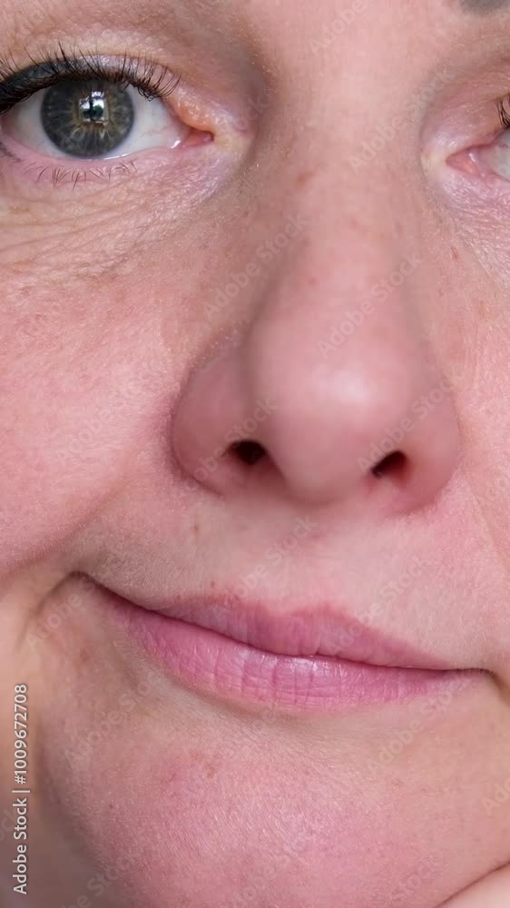 unpleasant surprise close-up shot of an unpleasantly surprised woman staring at the camera unpleasant surprise close-up shot of an unpleasantly surprised woman staring at the camera
