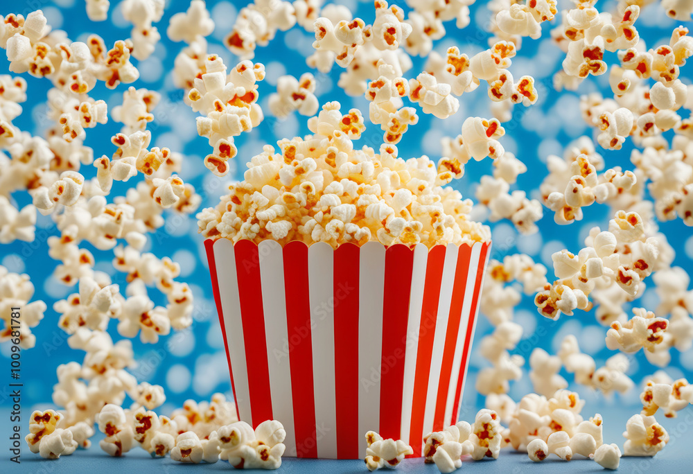 flying popcorn in a bucket flying popcorn in a bucket
