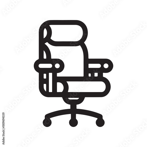 Download Office Chair Silhouette Vectors for Professional Design Projects