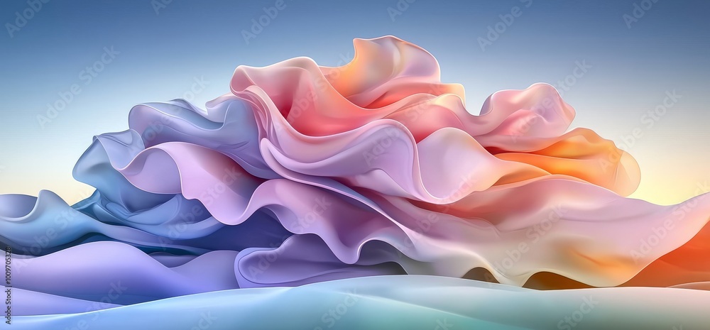 Background with abstract flower petals or nature pattern color. Exotic wallpaper in painting style. Abstract wave art shape. Background with abstract flower petals or nature pattern color. Exotic wallpaper in painting style. Abstract wave art shape.
