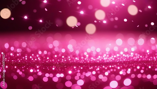 abstract pink glitter sparkle dreamy defocused bokeh effect photo