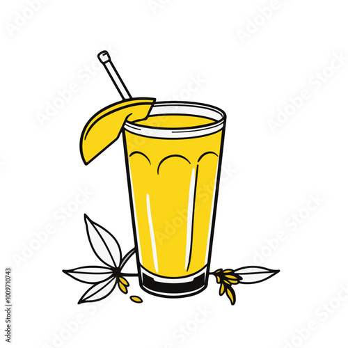 Indian Mango Lassi with Yogurt and Cardamom – A Sweet and Refreshing Drink
