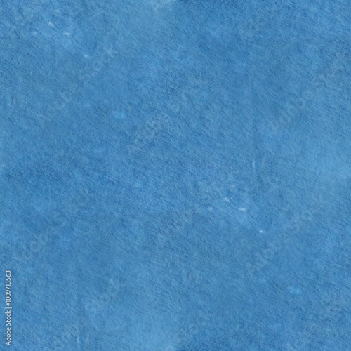 A vibrant blue backdrop with abstract stains enhancing visual appeal. Seamless background.