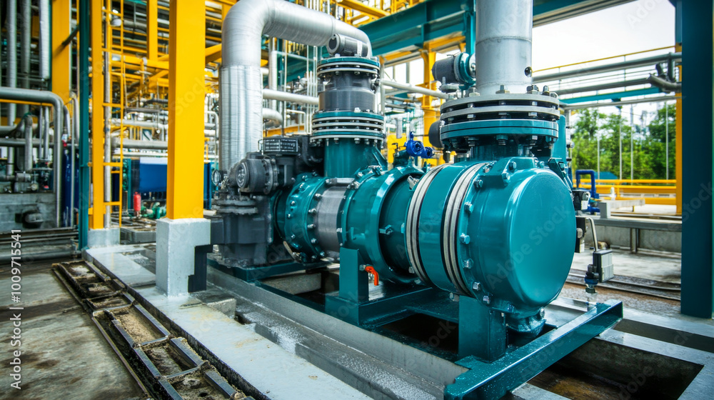 Innovative asynchronous electric motor-driven pump at an oil refinery for seamless liquid transfer Innovative asynchronous electric motor-driven pump at an oil refinery for seamless liquid transfer