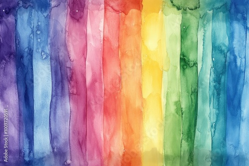 A pastel rainbow background with a smooth watercolor effect, blending soft hues