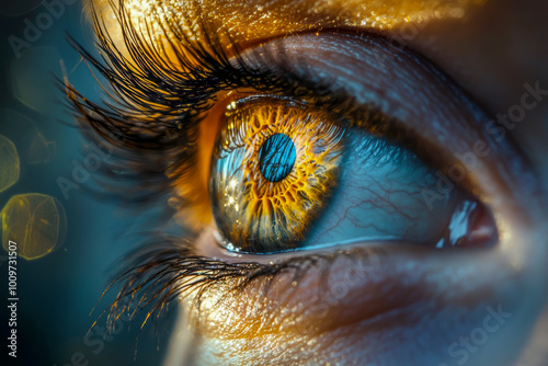 Wisdom Illuminated: A Glimpse into Enlightened Eyes.