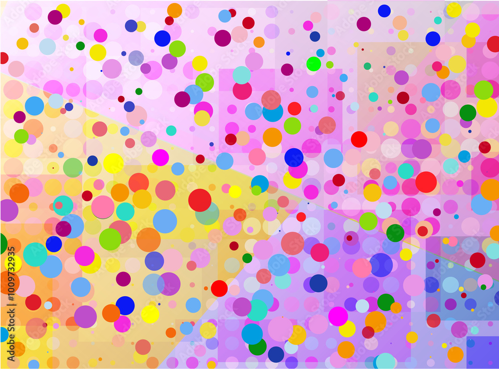 Colorful Festive Shapes in Christmas Tones Colorful Festive Shapes in Christmas Tones