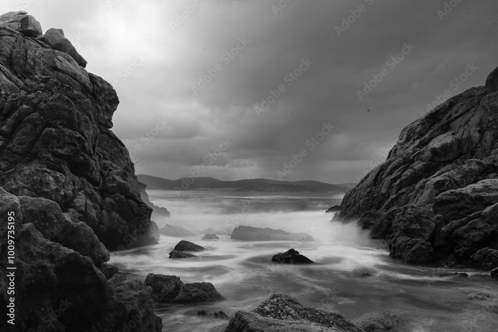 Fototapeta premium Corme longa exposición.