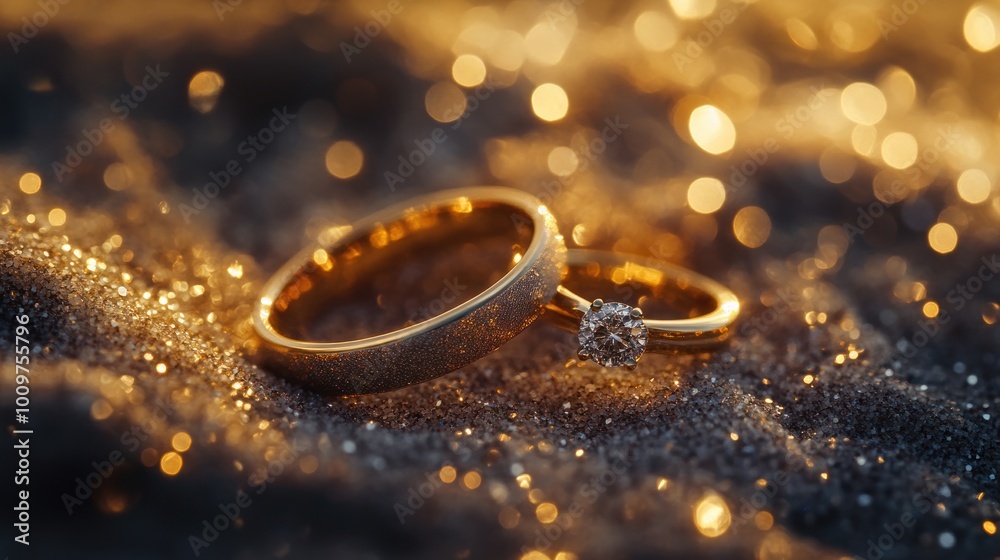 Wedding Bands with Sparkle