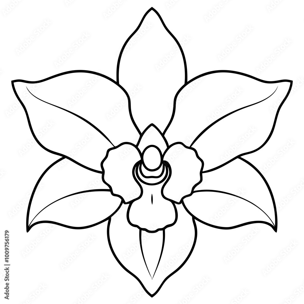 Captivating Vector Illustration of a Cattleya Orchid Highlighting Its Intricate Petals
Captivating Vector Illustration of a Cattleya Orchid Highlighting Its Intricate Petals