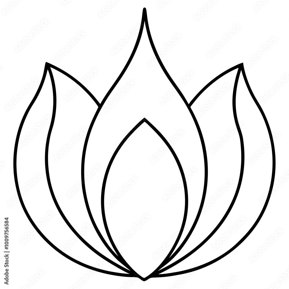 Stylish Closed Lotus Bud with Sleek Lines Vector Illustration for Modern Aesthetic
Stylish Closed Lotus Bud with Sleek Lines Vector Illustration for Modern Aesthetic