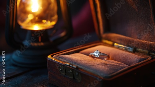 Diamond Ring In A Box