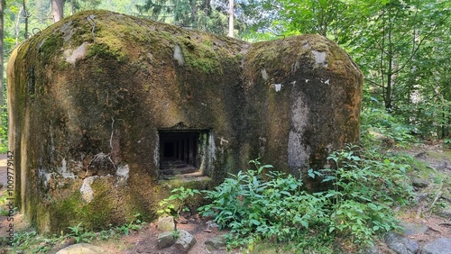 bunker in the forest near spindleruv mlyn photo