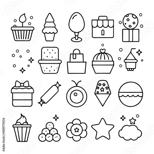 Finance and commercial Icons Collection-Analyzing, Data, Big Data, Research, Examining, Chart, Diagram, Expertise, Planning, Advice
