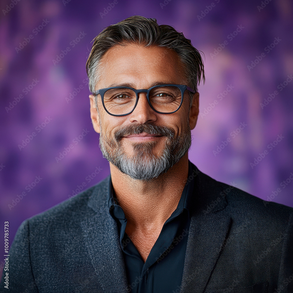 Happy middle aged professional business man, smiling mature executive, manager, male entrepreneur, confident portrait.