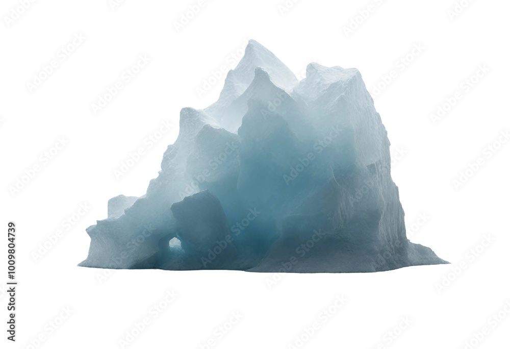 Iceberg isolated on transparent background Iceberg isolated on transparent background