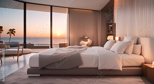 bedroom in hotel