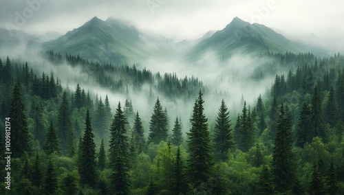 Misty Mountain Forest