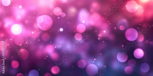 A vibrant abstract background featuring colorful bokeh lights.