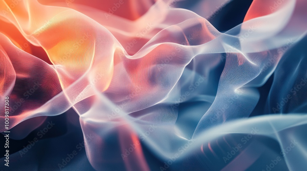 Obraz premium Abstract Fabric Texture with Warm Hues