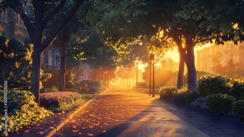 Golden Hour Pathway