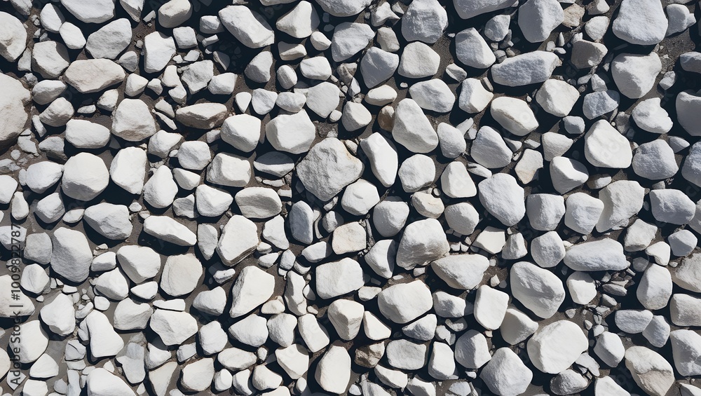 surface the ground full of white rocks textured background surface the ground full of white rocks textured background