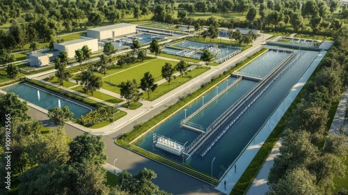 Water waste water treatment plant