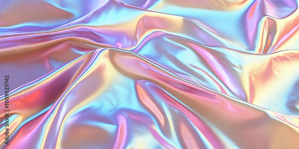 Rainbow prism fabric Chrome holo art. Rainbow prism fabric Chrome holo art.