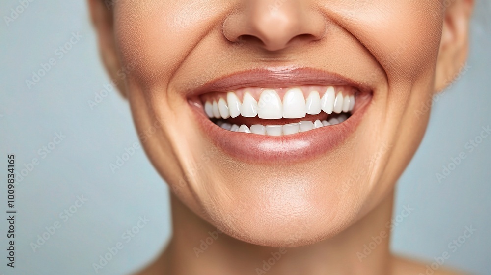 Senior Woman Smiling and Showcasing Her Veneers Senior Woman Smiling and Showcasing Her Veneers