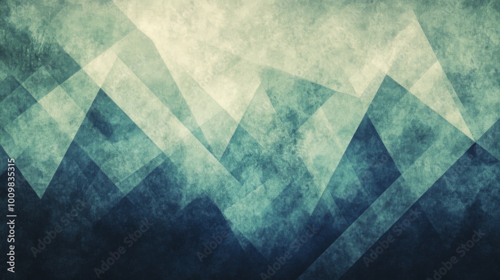 Abstract Geometric Shapes in Neutral Tones on Textured Paper, Featuring Muted yellow blue with Subtle Gradients Abstract Geometric Shapes in Neutral Tones on Textured Paper, Featuring Muted yellow blue with Subtle Gradients