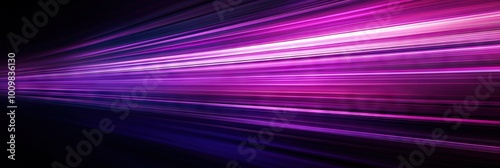 purple light and stripes moving fast over black background 