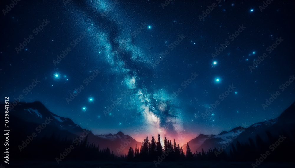 Fototapeta premium starry night sky