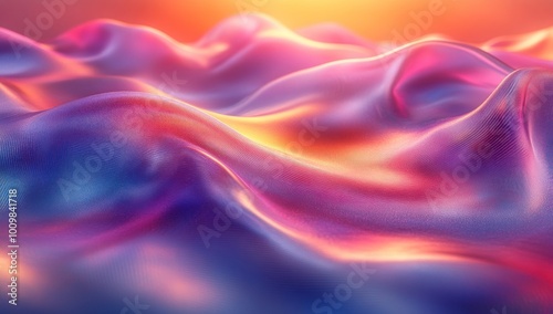 Wallpaper Mural Abstract Silk Wave with Vibrant Colors Torontodigital.ca
