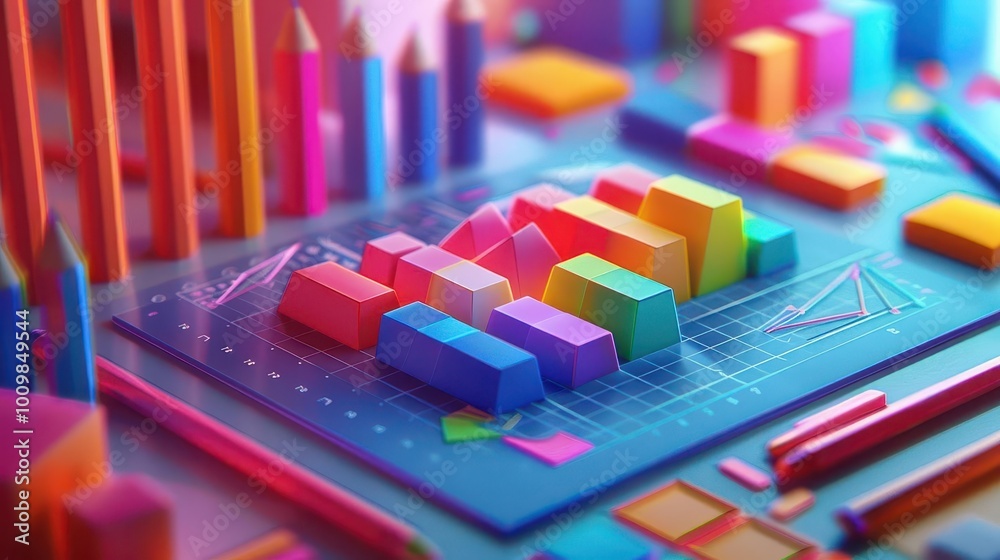 Digital design tools with vibrant graphics, innovative and dynamic, Digital, Bright hues, Illustration, Creative process Digital design tools with vibrant graphics, innovative and dynamic, Digital, Bright hues, Illustration, Creative process
