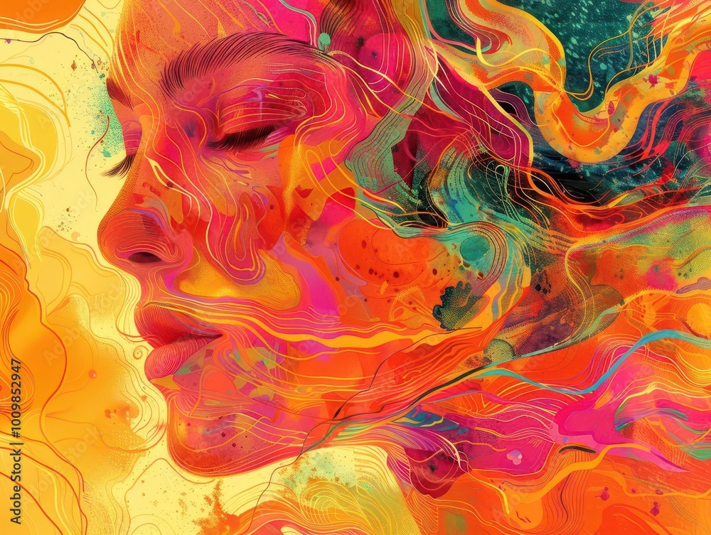 Digital storytelling with vibrant graphics, innovative and dynamic, Digital, Bright hues, Illustration, Creative expression Digital storytelling with vibrant graphics, innovative and dynamic, Digital, Bright hues, Illustration, Creative expression
