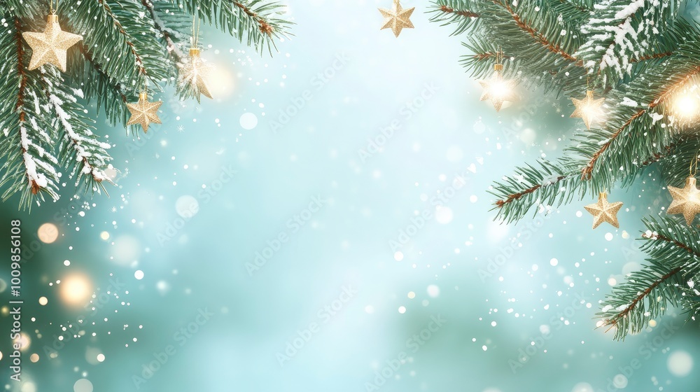 Christmas and new year background concept. Top view of Christmas ball, christmas brance, star and snowflake on dark background. with generative ai Christmas and new year background concept. Top view of Christmas ball, christmas brance, star and snowflake on dark background. with generative ai