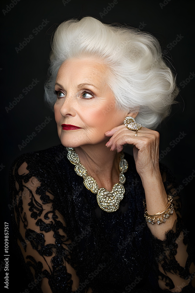 Obraz premium portrait of a older woman